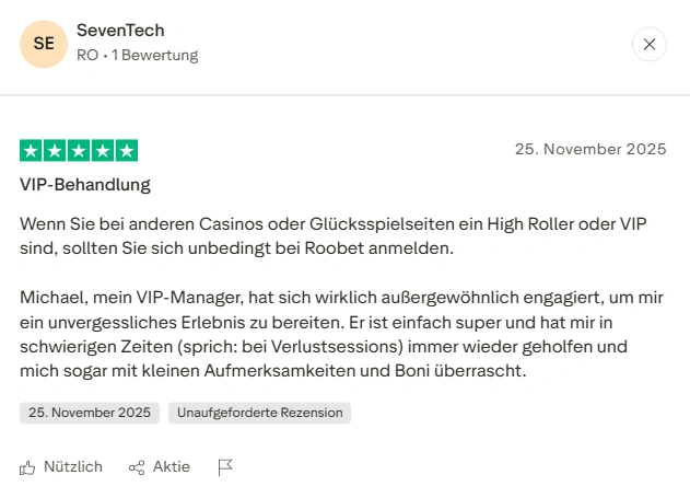 roo bet CH trustpilot